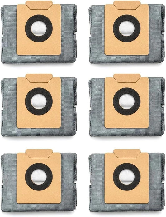 eufy 6-Pack Túi đựng bụi dung tích lớn tương thích với Robot hút bụi C20 Omni