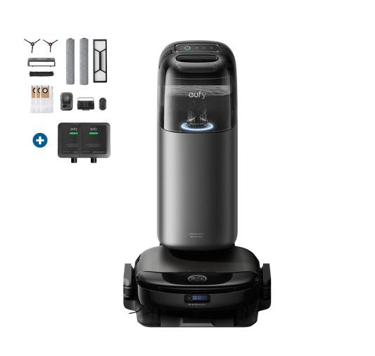 eufy Robot Vacuum Omni S1 Pro + Bộ phụ kiện + Nước lau sàn cứng cho S1 Pro