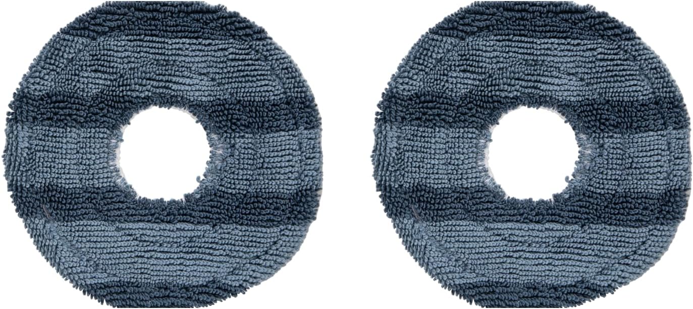 eufy 2-Pack Vacuum Mop Replacement Pads, Tương thích với Robot hút bụi dòng C20, Linh kiện miếng lau nhà mềm có thể giặt và tái sử dụng