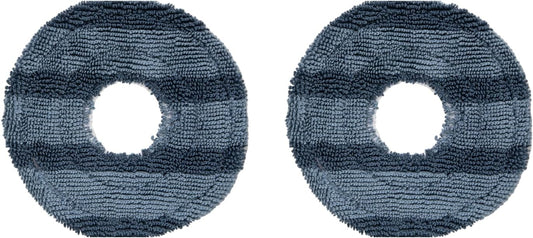 eufy 2-Pack Vacuum Mop Replacement Pads, Tương thích với Robot hút bụi dòng C20, Linh kiện miếng lau nhà mềm có thể giặt và tái sử dụng